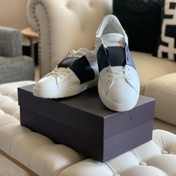 Valentino Tennis Stripe Sneaker - Picture 2 of 10